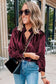 Biking red velvet top - blouses fashionfitz