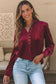 Biking red velvet top - blouses fashionfitz