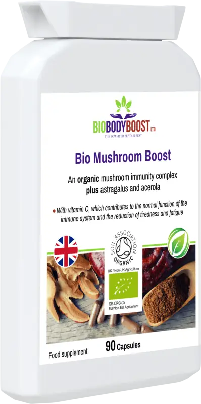 Bio mushroom boost organic immunity blend - vitamins & supplements