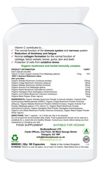 Bio Mushroom Boost Organic Immunity Blend - Fashionfitz
