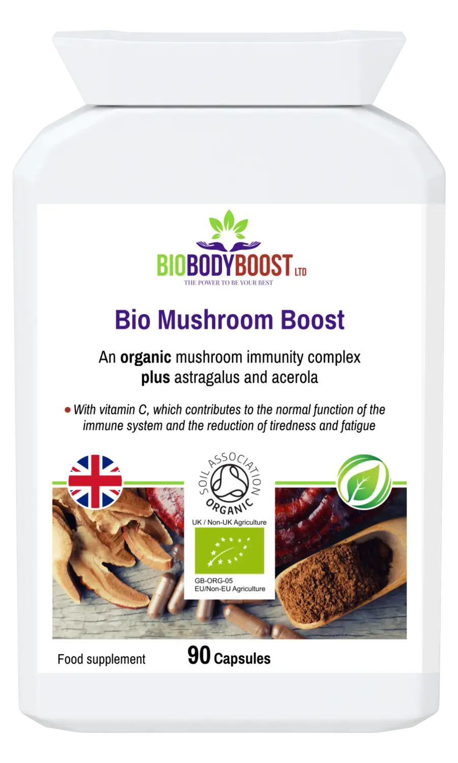 Bio mushroom boost organic immunity blend - vitamins &