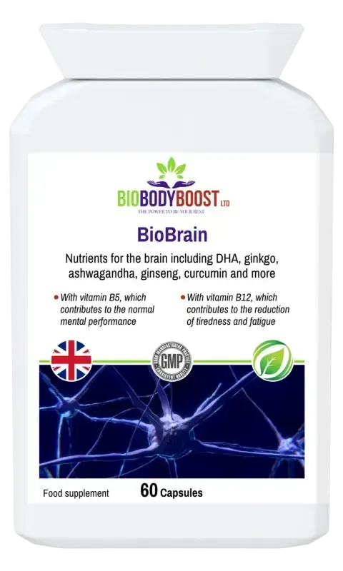 BioBrain - Natural Nootropic Brain Supplement - Fashionfitz