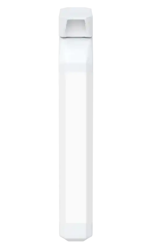 Side profile of Biobrain Focus Capsules bottle, emphasizing slim, compact herbal supplement packaging for daily brain support.