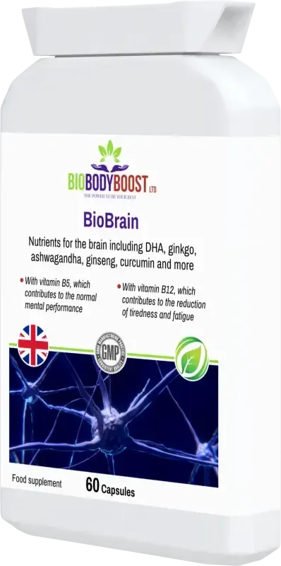 BioBrain - Natural Nootropic Brain Supplement - Fashionfitz