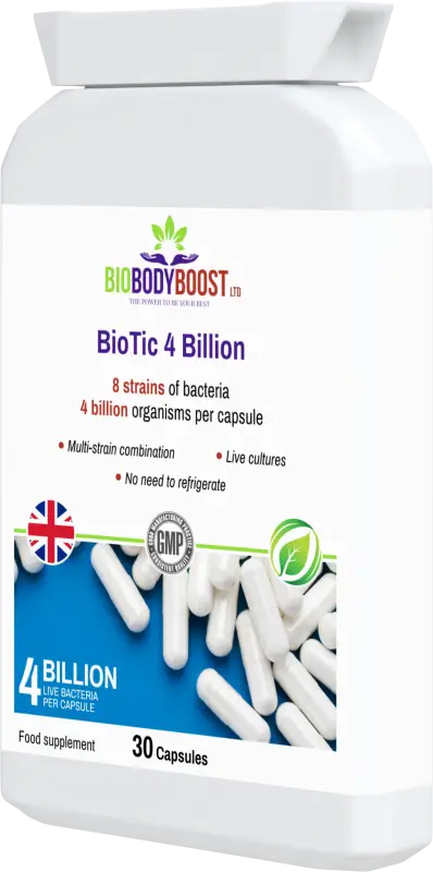 Biotic 4 billion - multi-strain live culture - digestive supplements