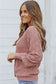 Bishop sleeve button v neck sweater - sweaters & cardigans