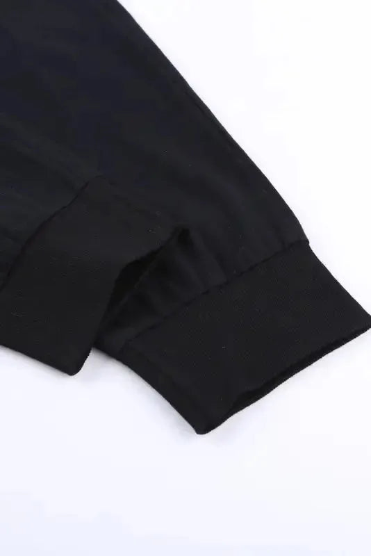 Black Causal Pockets Pants - Fashionfitz