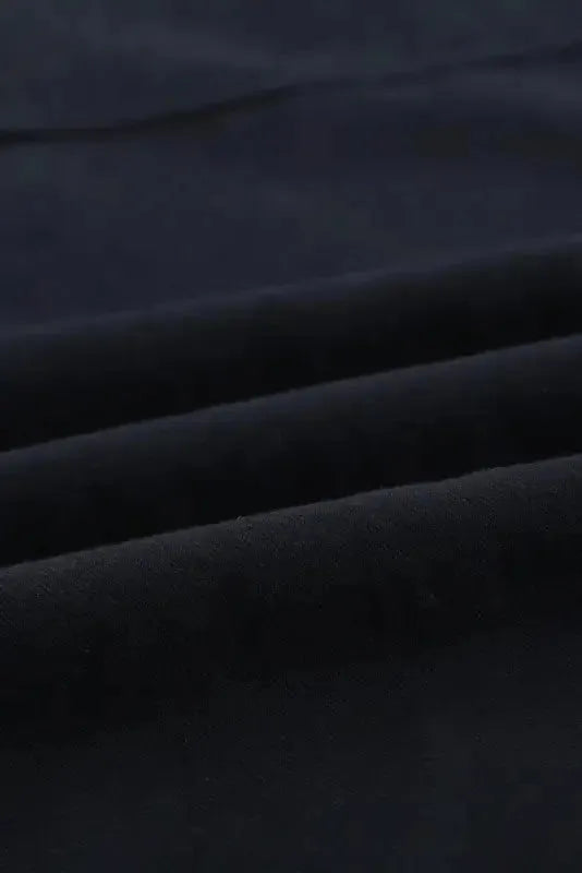 Black Causal Pockets Pants - Fashionfitz