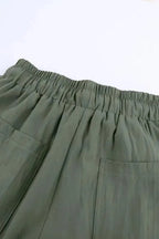 Black Causal Pockets Pants - Fashionfitz