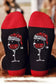 Black christmas snowman color block crew socks - accessories