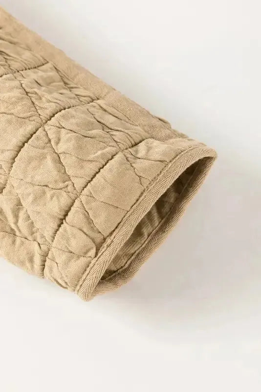 Black Color Block Quilted 3/4 Sleeve Top and Shorts Set - Fashionfitz