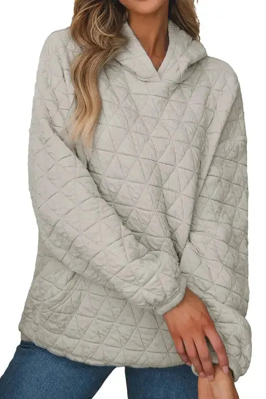 Black Color Block Quilted 3/4 Sleeve Top and Shorts Set - Fashionfitz
