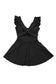 Black crossed cutout one piece swimdress - swim dresses