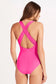 Black deep v neck crossover backless monokini - one piece swimsuits