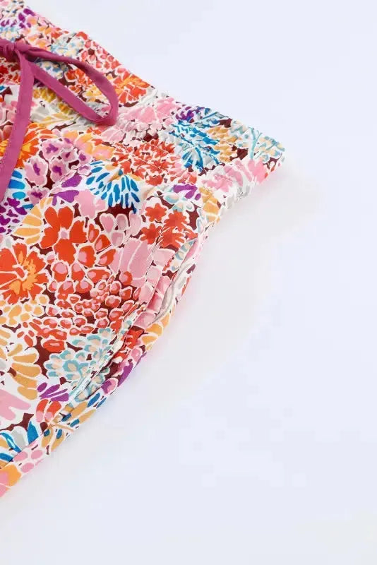 Black Drawstring Elastic Waist Casual Wide Leg Pants - Fashionfitz