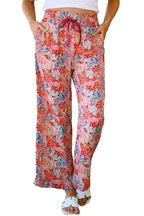 Black Drawstring Elastic Waist Casual Wide Leg Pants - Fashionfitz