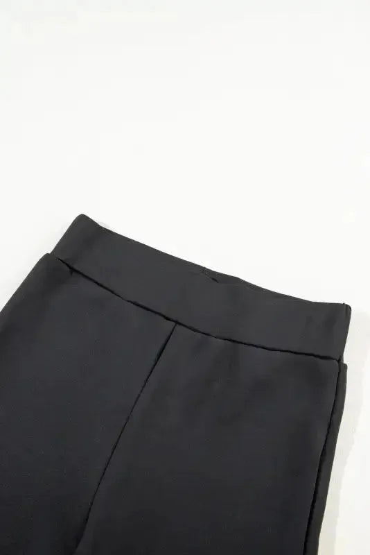 Black Fleece Lining Leggings - High Waist - Fashionfitz