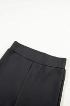 Black Fleece Lining Leggings - High Waist - Fashionfitz