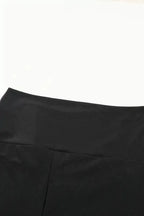 Black High Rise Tight Leggings with Waist Cincher - Fashionfitz
