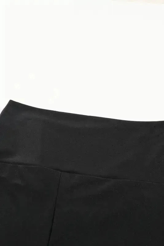 Black High Rise Tight Leggings with Waist Cincher - Fashionfitz