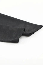 Black High Rise Tight Leggings with Waist Cincher - Fashionfitz