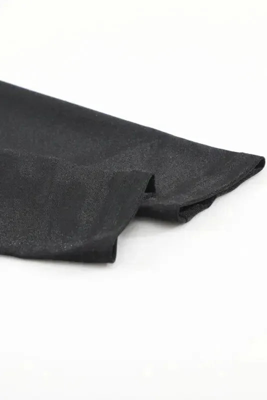 Black High Rise Tight Leggings with Waist Cincher - Fashionfitz