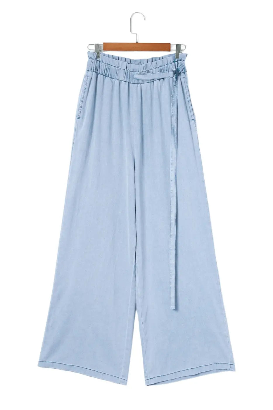 Wide leg tencel jeans