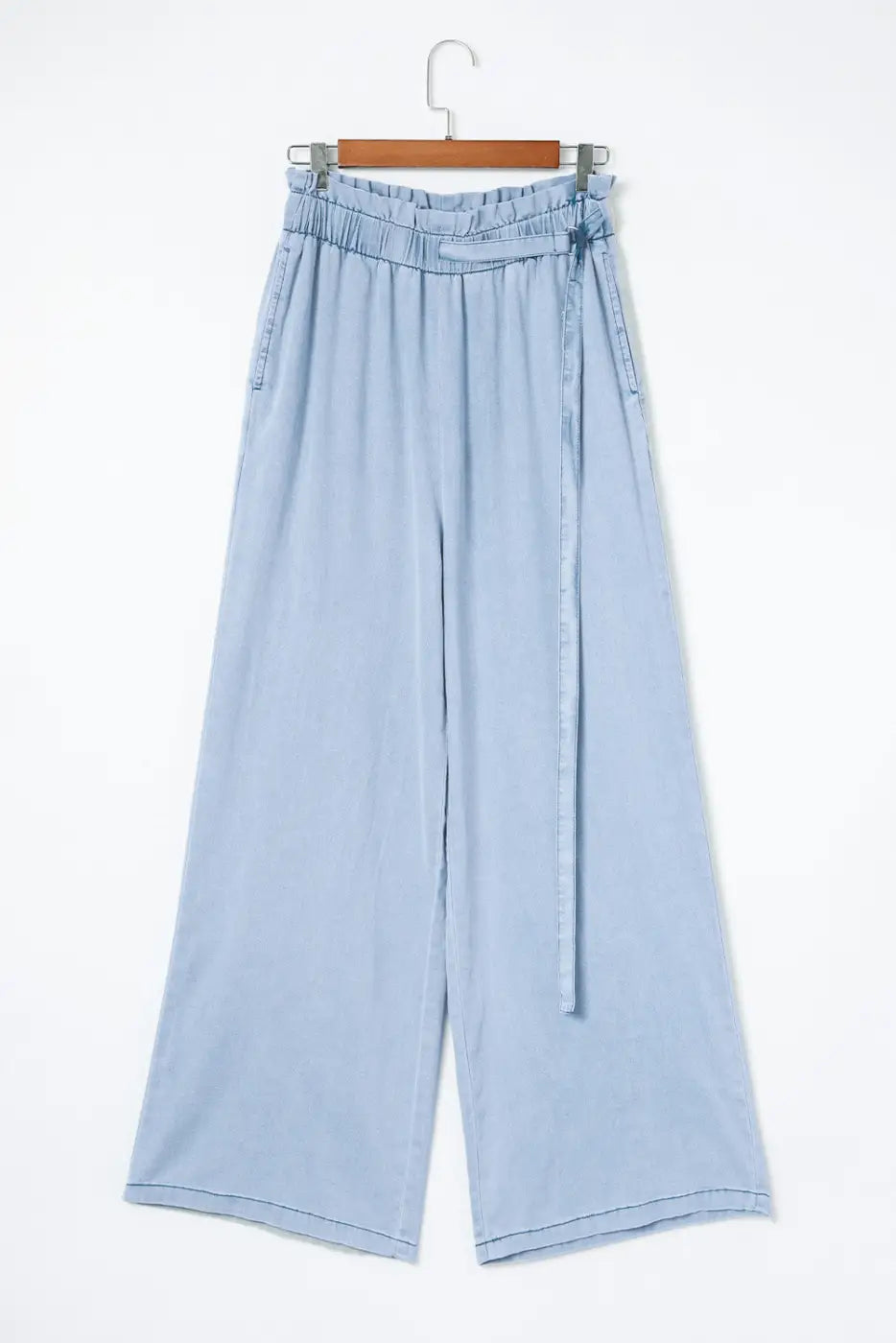 Wide leg tencel jeans