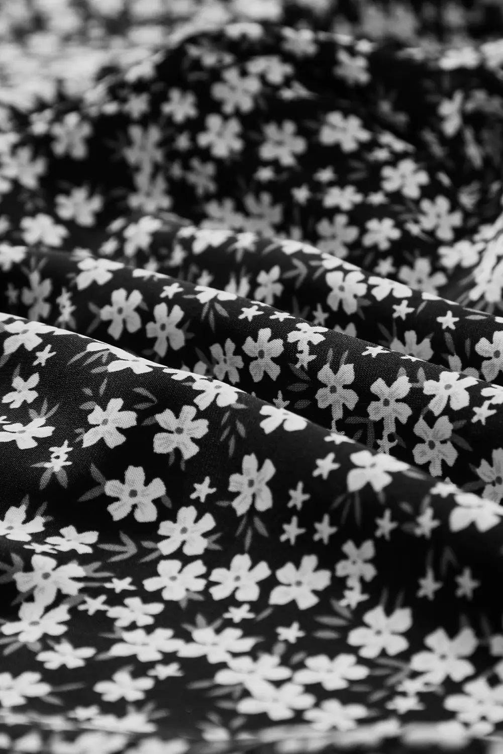 Black khaki thin straps smocked bodice wide leg floral jumpsuit - bottoms