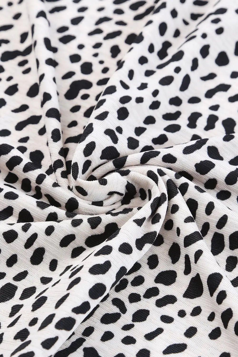 Black leopard print side pockets tunic top - t-shirts