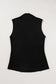 Black mock neck tank top - tops