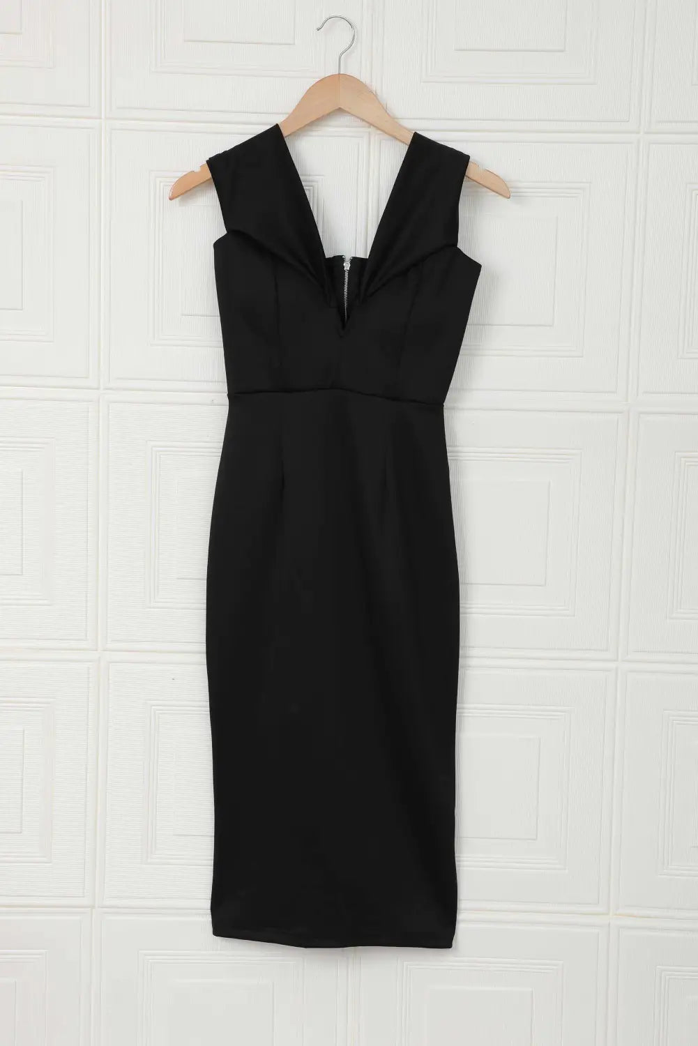 Black off-the-shoulder midi dress - dresses