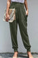 Black Pocketed Casual Joggers - Fashionfitz
