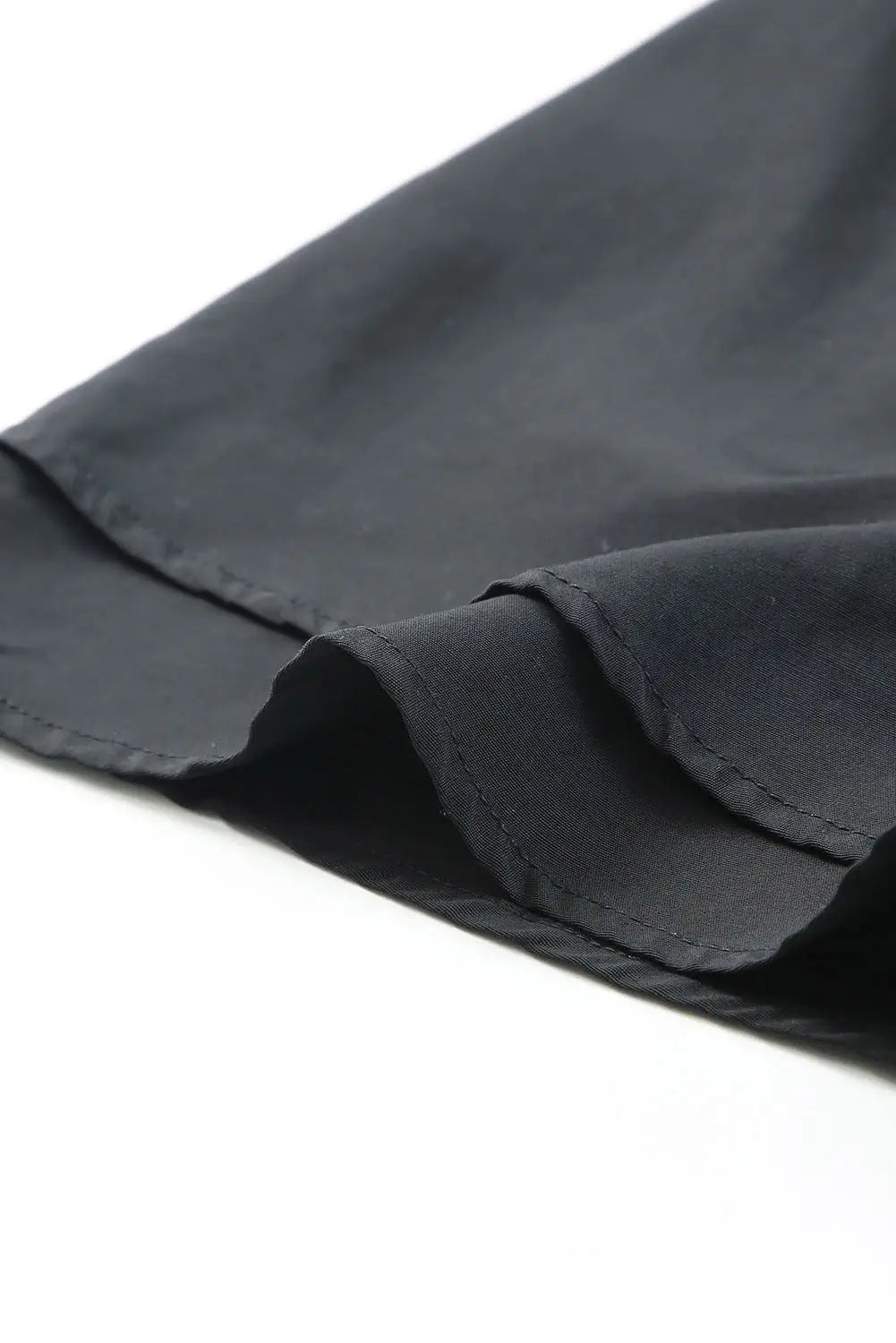 Black ruffle sleeves solid romper - jumpsuits & rompers