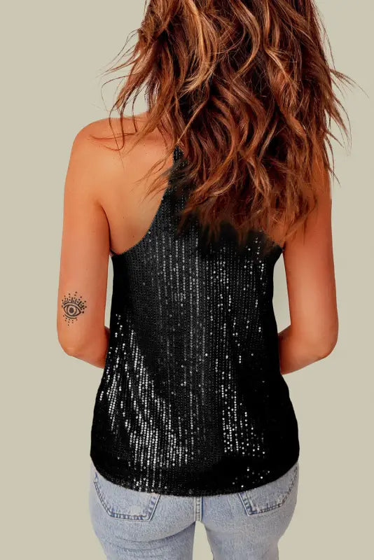 Sequin racerback tank top | women’s tops | fashionfitz