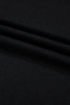 Black Sequin Sleeve Plus Size Top - Fashionfitz