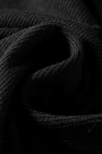 Black Star Sequin Splicing Half Sleeve Top - Fashionfitz