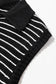 Black stripe knit tank top - sweater vests