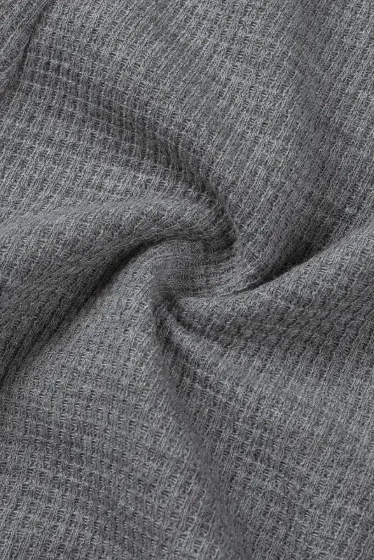 Black Textured Sleeveless V-Neck Pocketed Casual Jumpsuit - Fashionfitz