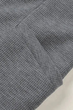 Black Textured Sleeveless V-Neck Pocketed Casual Jumpsuit - Fashionfitz