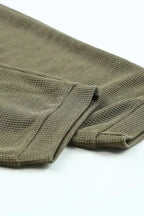 Black Textured Sleeveless V-Neck Pocketed Casual Jumpsuit - Fashionfitz