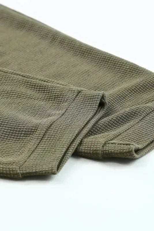 Black Textured Sleeveless V-Neck Pocketed Casual Jumpsuit - Fashionfitz