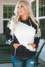 Black Tie Dye Pullover Hoodie - Fashionfitz