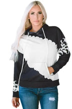 Black Tie Dye Pullover Hoodie - Fashionfitz