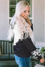 Black Tie Dye Pullover Hoodie - Fashionfitz