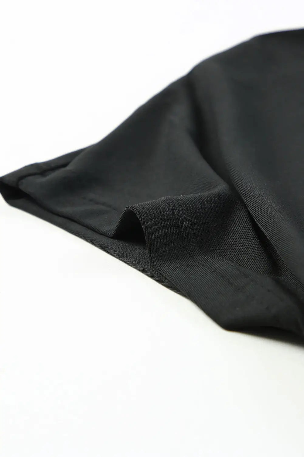 Black tie waist short sleeve tapered jumpsuit - jumpsuits & rompers