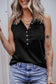 Black tunic tank top - tops/tank tops