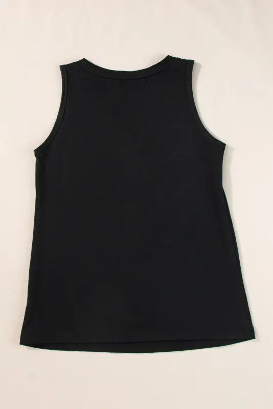 Black tunic tank top - tops/tank tops