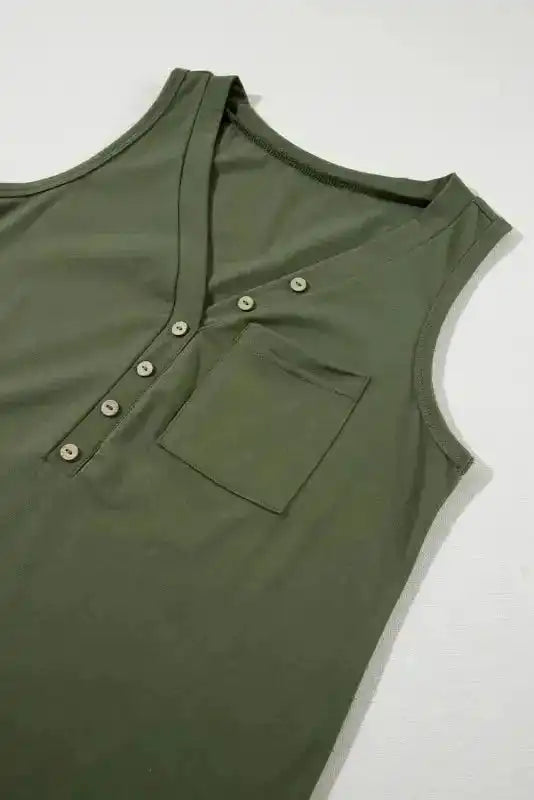 Black Tunic Tank Top - Fashionfitz