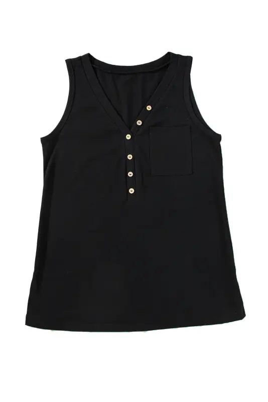 Black tunic tank top - tops/tank tops